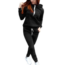Load image into Gallery viewer, Litthing Two Piece Women Hooded Sweatshirt Sets Casual Joggers Hoodies and Drawstring Sweatpants Sets Women Autumn Oufit Sets