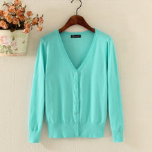 Load image into Gallery viewer, Spring Lady's Knitted Sweater Plus Size 5xl Cardigans for Women Long Sleeve Female Cardigan Short Sweaters sueter mujer YQ213