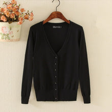 Load image into Gallery viewer, Spring Lady's Knitted Sweater Plus Size 5xl Cardigans for Women Long Sleeve Female Cardigan Short Sweaters sueter mujer YQ213