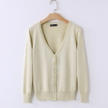 Load image into Gallery viewer, Spring Lady's Knitted Sweater Plus Size 5xl Cardigans for Women Long Sleeve Female Cardigan Short Sweaters sueter mujer YQ213