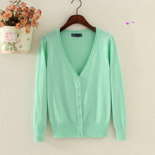 Load image into Gallery viewer, Spring Lady's Knitted Sweater Plus Size 5xl Cardigans for Women Long Sleeve Female Cardigan Short Sweaters sueter mujer YQ213
