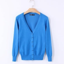 Load image into Gallery viewer, Spring Lady's Knitted Sweater Plus Size 5xl Cardigans for Women Long Sleeve Female Cardigan Short Sweaters sueter mujer YQ213