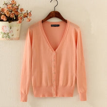 Load image into Gallery viewer, Spring Lady's Knitted Sweater Plus Size 5xl Cardigans for Women Long Sleeve Female Cardigan Short Sweaters sueter mujer YQ213