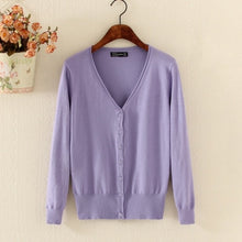 Load image into Gallery viewer, Spring Lady's Knitted Sweater Plus Size 5xl Cardigans for Women Long Sleeve Female Cardigan Short Sweaters sueter mujer YQ213