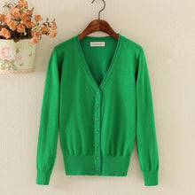 Load image into Gallery viewer, Spring Lady's Knitted Sweater Plus Size 5xl Cardigans for Women Long Sleeve Female Cardigan Short Sweaters sueter mujer YQ213