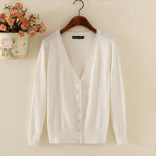Load image into Gallery viewer, Spring Lady's Knitted Sweater Plus Size 5xl Cardigans for Women Long Sleeve Female Cardigan Short Sweaters sueter mujer YQ213