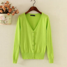 Load image into Gallery viewer, Spring Lady's Knitted Sweater Plus Size 5xl Cardigans for Women Long Sleeve Female Cardigan Short Sweaters sueter mujer YQ213