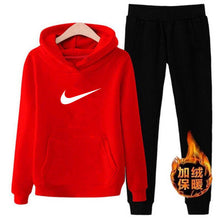 Load image into Gallery viewer, p69 3xl Women Hoodies Pant Clothing Set Casual 2 Piece Set Warm Clothes Solid Tracksuit Women Set Top Pants Ladies Suit